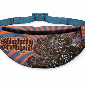 Slightly Stoopid Skeleton Octopus Fanny Pack Festival Waist Bag